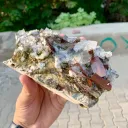 Natural Brookite Cluster with Chlorite Quartz on Matrix from Pakistan - image 8