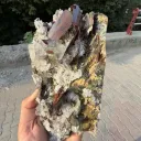 Natural Brookite Cluster with Chlorite Quartz on Matrix from Pakistan - image 7