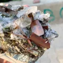 Natural Brookite Cluster with Chlorite Quartz on Matrix from Pakistan - image 9