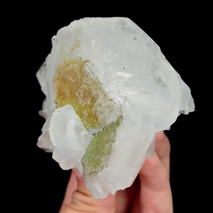 Natural Calcite an Pyrite, Mineral Specimen:Fujian,China (80*70*45MM) image