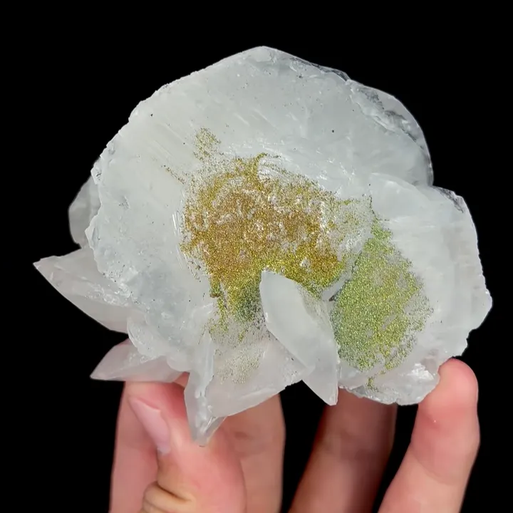 Natural Calcite an Pyrite, Mineral Specimen:Fujian,China (80*70*45MM) - image 4