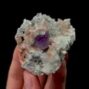 Natural Calcite and Amethyst Mineral Specimen,High Quality Specimen,DAYE,HUBEI,CHINA(63*42*33mm) - image 3