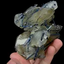 Natural Calcite and Bismuthinite Mineral Specimen,High Quality Specimen,FUJIAN,CHINA(95*70*70mm) - image 4