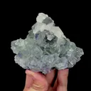 Natural Calcite and Blue Green Fluorite Mineral Specimen,High Quality Specimen,FUJIAN,CHINA(100*83*59mm) - image 4