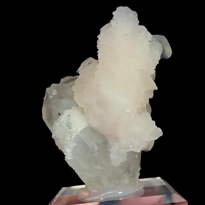 Natural Calcite and Clear Quartz, Mineral Specimen:Fujian,China (40*55*35MM) - image 3