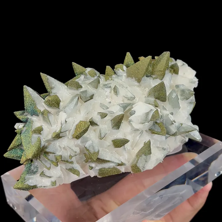 Natural Calcite and Colored Pyrite, Mineral Specimen:Daye,Hubei (150*75*75MM) image