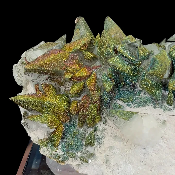 Natural Calcite and Colored Pyrite, Mineral Specimen:Daye,Hubei (150*75*75MM) - image 4
