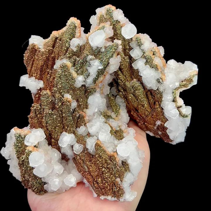 Natural Calcite and Colored Pyrite, Mineral Specimen:Daye,Hubei (170*140*95MM) - image 4
