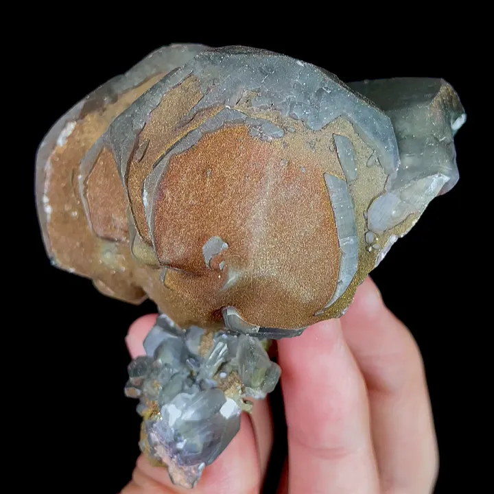 Natural Calcite and Colored Pyrite, Mineral Specimen:Daye,Hubei (75*55*65MM) - image 5