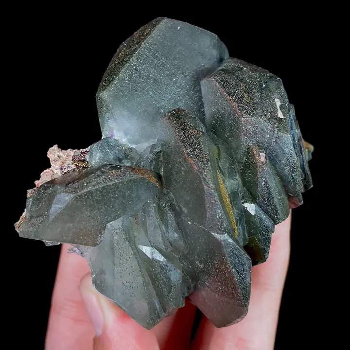Natural Calcite and Colored Pyrite, Mineral Specimen:Daye,Hubei (75*55*65MM) - image 3