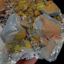 Natural Calcite and Colored Pyrite, Mineral Specimen:Fujian,China (130*110*65MM) - image 5