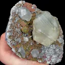 Natural Calcite and Colored Pyrite, Mineral Specimen:Fujian,China (145*110*60MM) - image 3