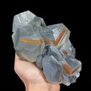 Natural Calcite and Colored Pyrite, Mineral Specimen:Fujian,China (170*125*100MM) - image 2