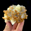 Natural Calcite and crystal coexist comes from  Daye 70*65*55MM - image 1