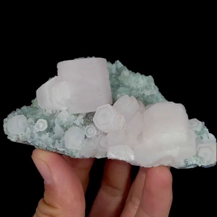 Natural Calcite and Fluorite, Mineral Specimen:Fujian,China (95*60*35MM) image