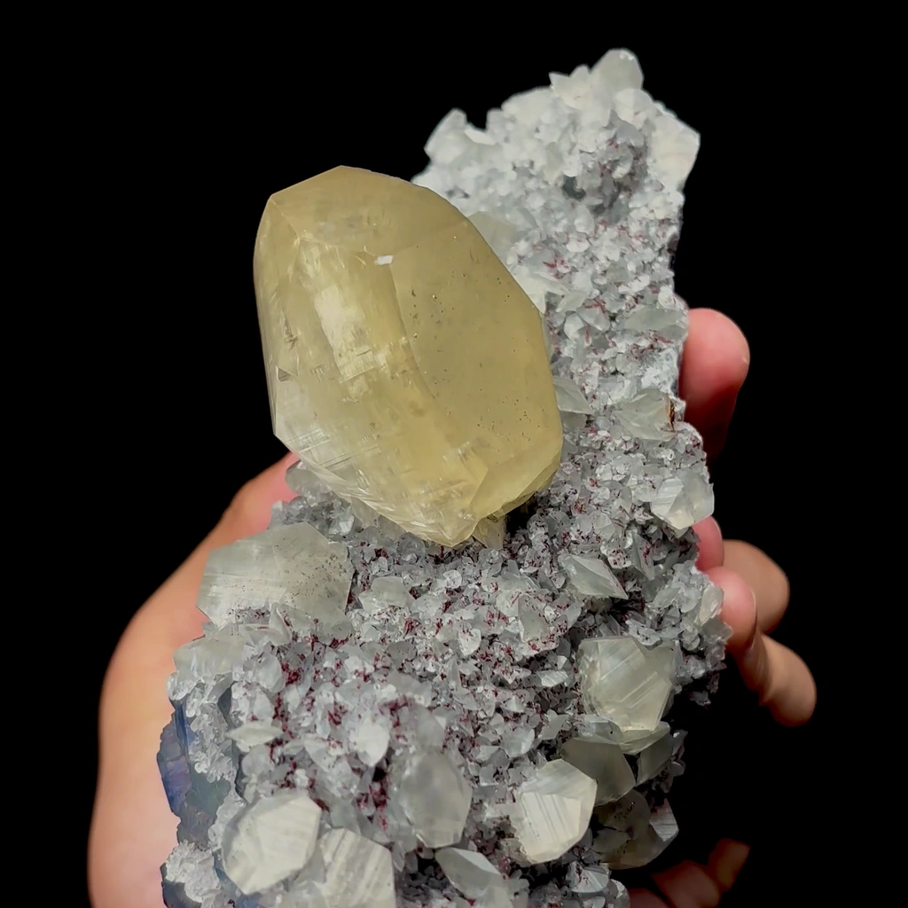 Natural Calcite and Fluorite Mineral Specimen,High Quality Specimen,FUJIAN,CHINA(155*97*75mm) - image 3