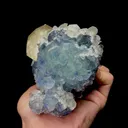 Natural Calcite and Fluorite Mineral Specimen,High Quality Specimen,FUJIAN,CHINA(155*97*75mm) - image 6