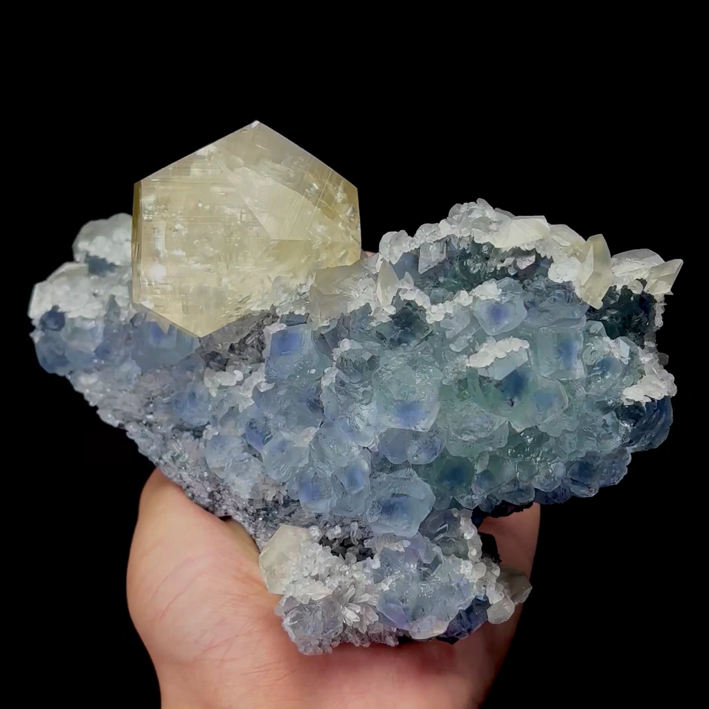 Natural Calcite and Fluorite Mineral Specimen,High Quality Specimen,FUJIAN,CHINA(155*97*75mm) - image 5
