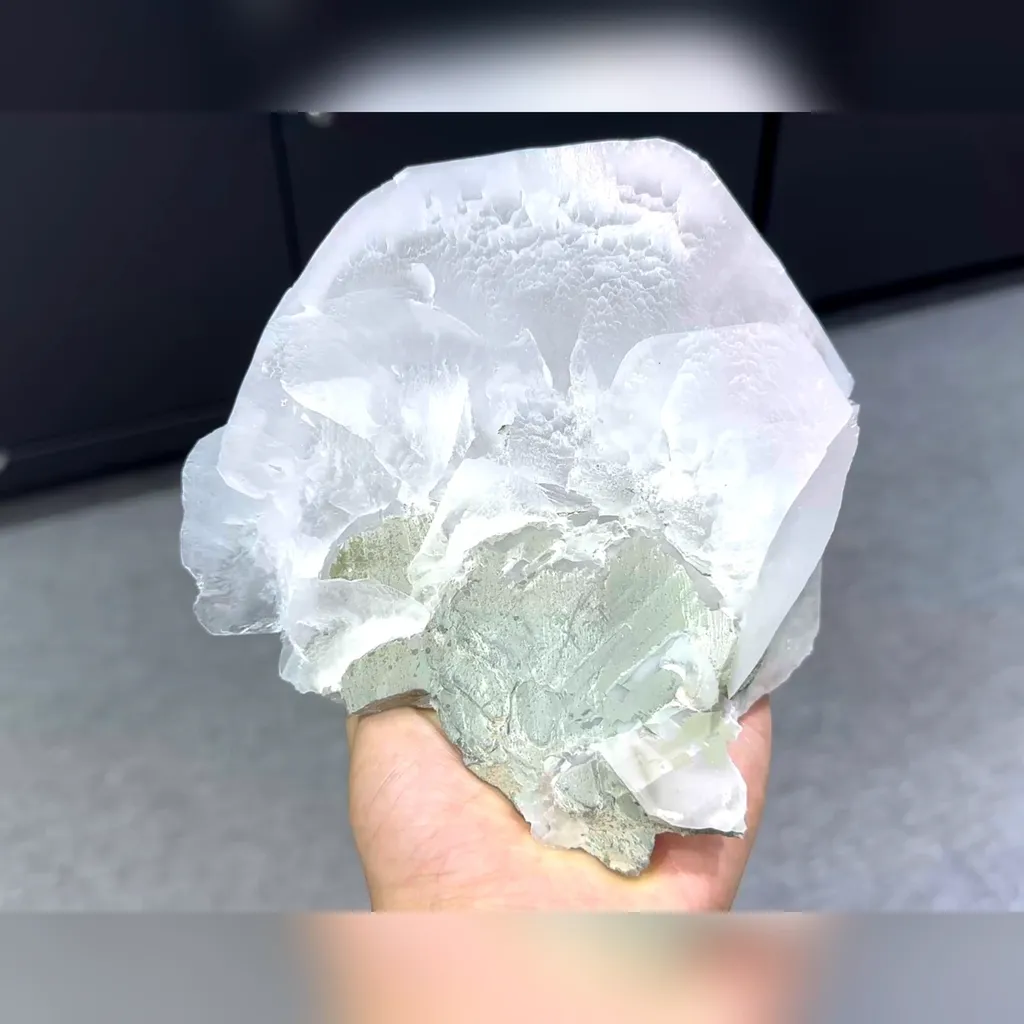 Natural Calcite and Fluorite Symbiosis comes from Fujian,China 150*145*70MM image