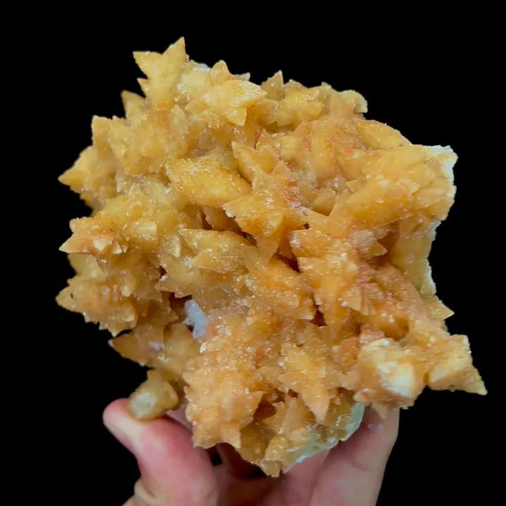 Natural Calcite and Gypsum, Star Mineral Specimen:GUIZHOU,China (135*65*105mm) - image 2
