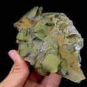 Natural Calcite and Iridescent Pyrite Mineral Specimen,High Quality Specimen,DAYE,HUBEI,CHINA(136*72*40mm) - image 3