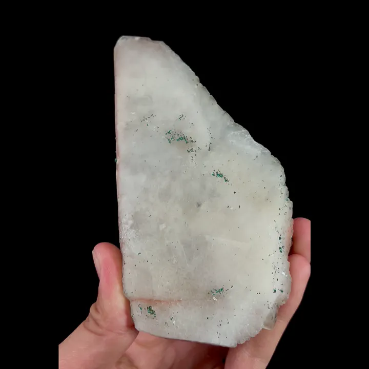 Natural Calcite and Malachite, Mineral Specimen: Shuikoushan,China (70*135*40MM) - image 3