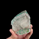 Natural Calcite and Malachite, Mineral Specimen: Shuikoushan,China (70*135*40MM) - image 2