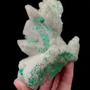 Natural Calcite and Malachite Mineral Specimen,High Quality Specimen,SHUIKOUSHAN,CHANGNING,HUNAN,CHINA(100*63*47mm) - image 1