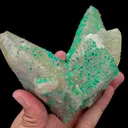 Natural Calcite and Malachite Mineral Specimen,High Quality Specimen,SHUIKOUSHAN,CHANGNING,HUNAN,CHINA(165*98*120mm) - image 3