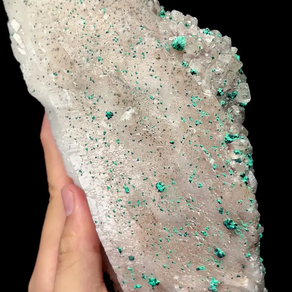 Natural Calcite and Malachite Mineral Specimen,High Quality Specimen,SHUIKOUSHAN,CHANGNING,HUNAN,CHINA(240*115*96mm) - image 3