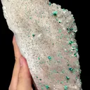 Natural Calcite and Malachite Mineral Specimen,High Quality Specimen,SHUIKOUSHAN,CHANGNING,HUNAN,CHINA(240*115*96mm) - image 3