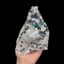 Natural Calcite and Malachite, Mineral specimen:Shuikoushan,Hunan (120*155*80MM) - image 6