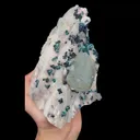 Natural Calcite and Malachite, Mineral specimen:Shuikoushan,Hunan (120*155*80MM) - image 2