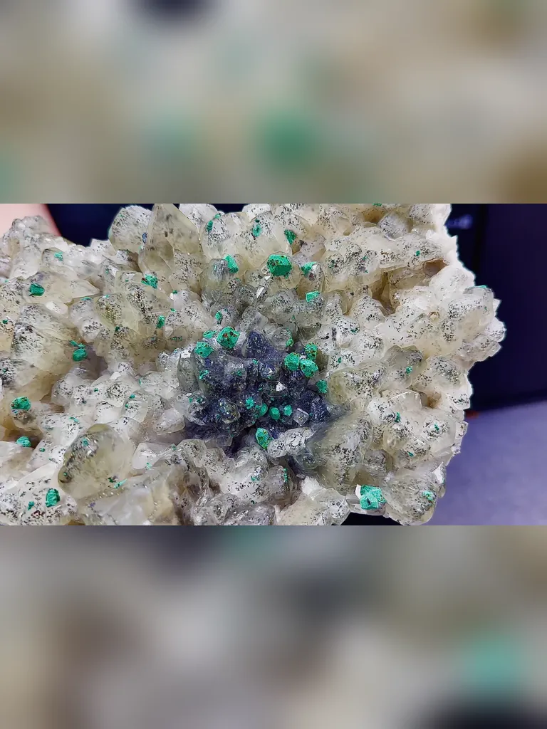 Natural Calcite and Malachite Symbiosis comes from Hunan,China 290*180*70MM - image 2