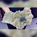 Natural Calcite and Malachite Symbiosis comes from Hunan,China 290*180*70MM - image 1