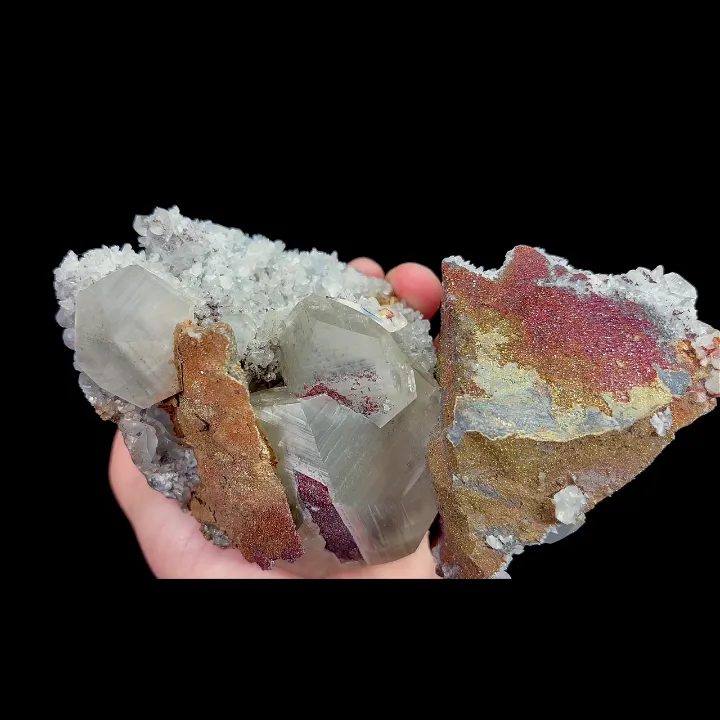 Natural Calcite and Ppyrite, Mineral Specimen:Fujian,China (150*100*80MM) - image 3