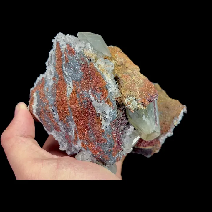 Natural Calcite and Ppyrite, Mineral Specimen:Fujian,China (150*100*80MM) - image 4