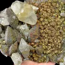 Natural Calcite and Pyrite, Mineral Specimen:Daye,Hubei (200*140*40MM) - image 3