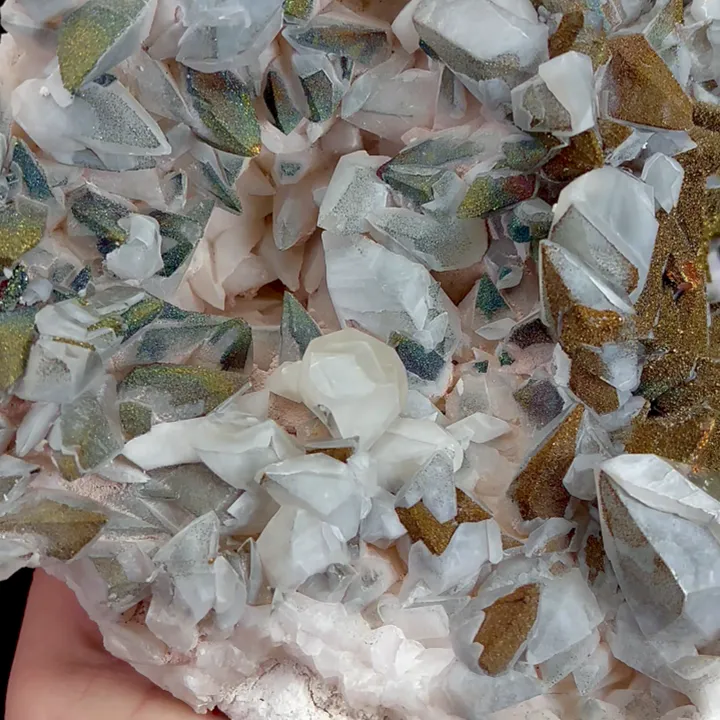 Natural Calcite and Pyrite, Mineral Specimen：Daye,Hubei (230*160*105MM) - image 4