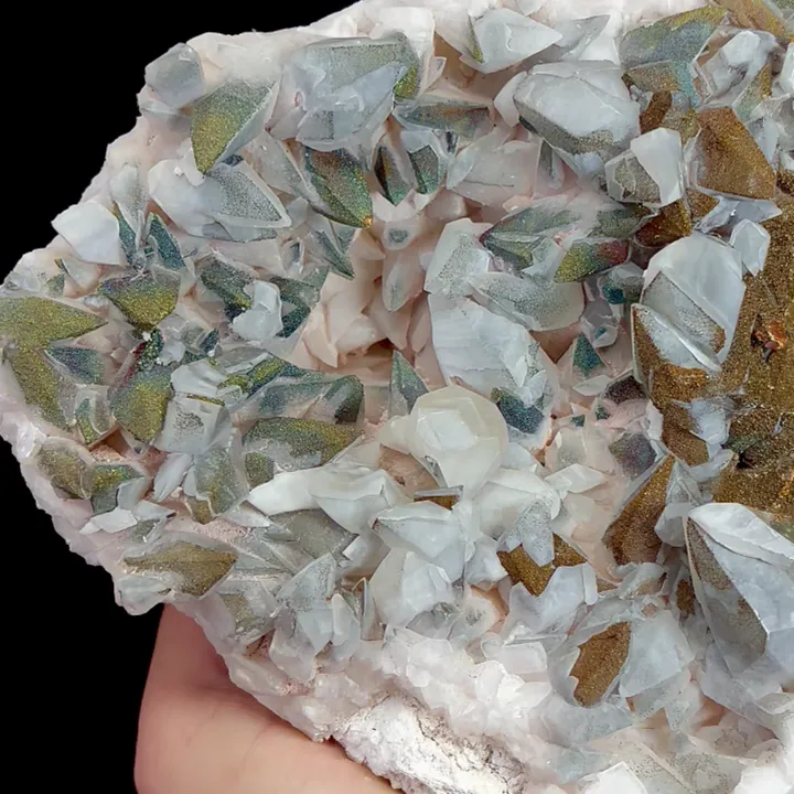 Natural Calcite and Pyrite, Mineral Specimen：Daye,Hubei (230*160*105MM) - image 3