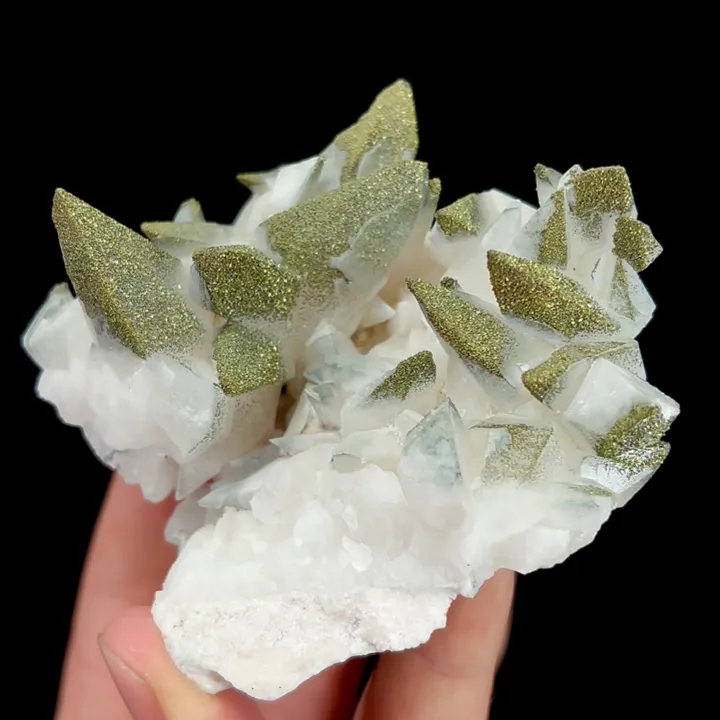 Natural Calcite and Pyrite, Mineral Specimen:Daye,Hubei (70*60*65MM) - image 4