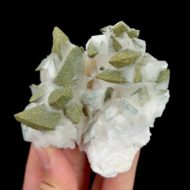 Natural Calcite and Pyrite, Mineral Specimen:Daye,Hubei (70*60*65MM) - image 3