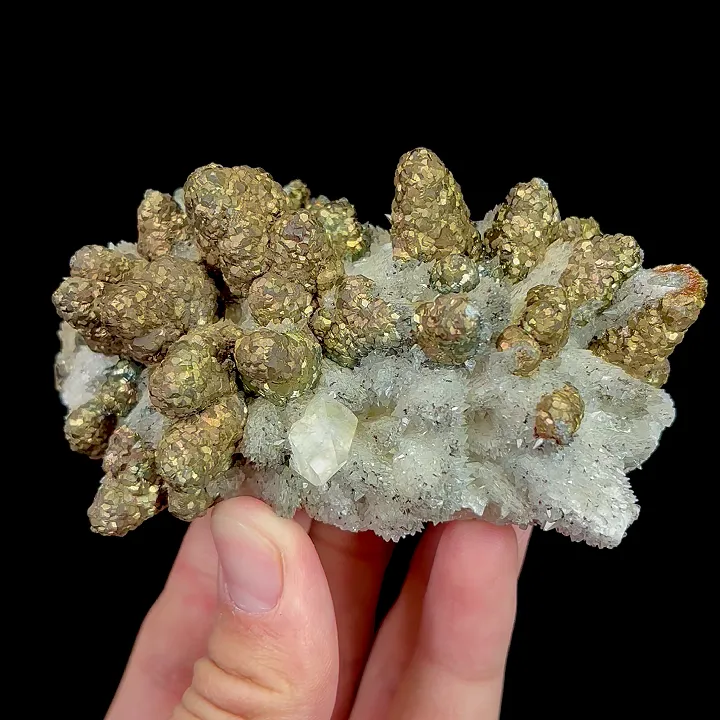 Natural Calcite and Pyrite, Mineral specimen:Daye,Hubei (95*60*50MM) - image 5
