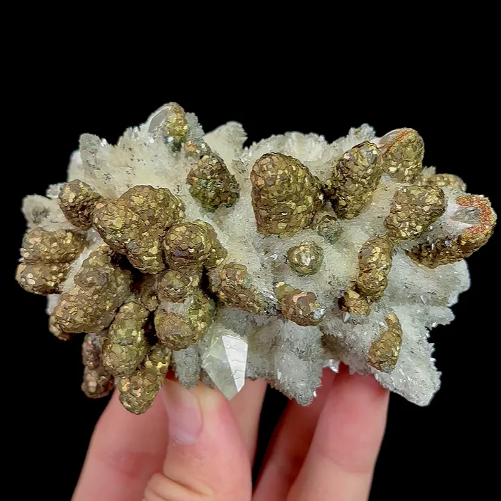 Natural Calcite and Pyrite, Mineral specimen:Daye,Hubei (95*60*50MM) - image 3