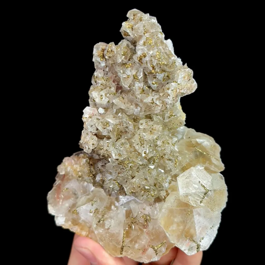 Natural Calcite and Pyrite, Mineral Specimen:Fujian,China (105*90*85MM) - image 4