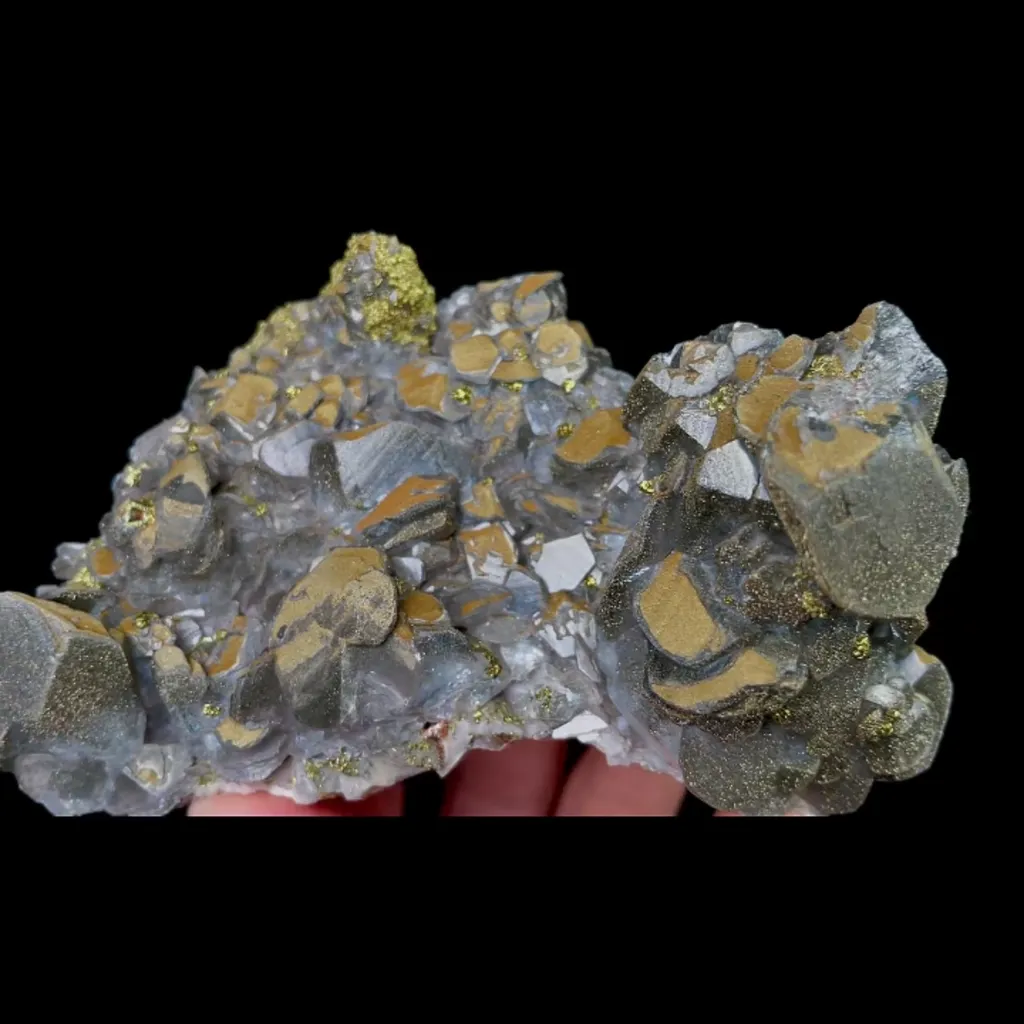 Natural Calcite and Pyrite, Mineral Specimen:Fujian,China (120*70*55MM) - image 3