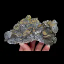Natural Calcite and Pyrite, Mineral Specimen:Fujian,China (120*70*55MM) - image 1