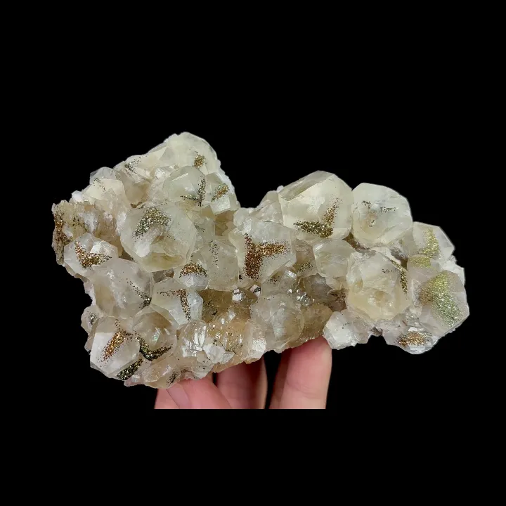 Natural Calcite and Pyrite, Mineral Specimen:Fujian,China (120*75*30MM) - image 5