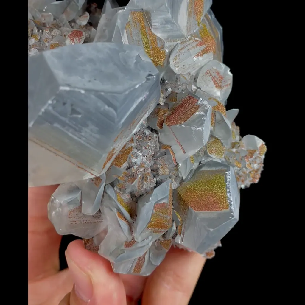 Natural Calcite and Pyrite, Mineral Specimen:Fujian,China (90*110*60MM) - image 4