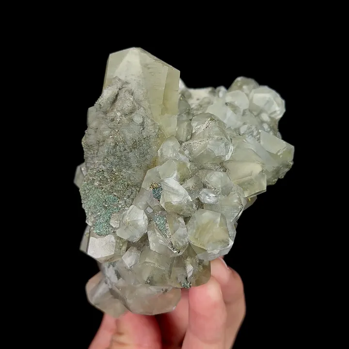Natural Calcite and Pyrite, Mineral Specimen:Fujian,China (90*110*75MM) image